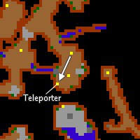 O portal está logo ao sul.