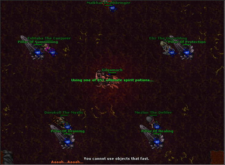 Cinco Pilares e seus Mini-Bosses