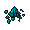 Turquoise Fireworks Powder.gif