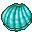Large Turquoise Seashell.gif