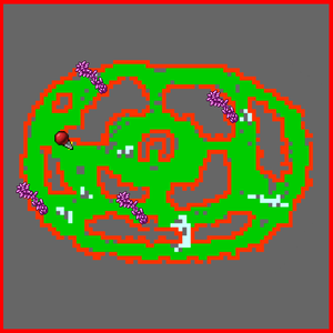 Vermelho: Acesso ao -3.
