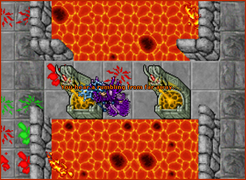 Pisando na plataforma.