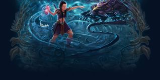 Infectados pela Corrupção - Update 8.6 - Verão 2010 Na ilustração podemos ver: Uma Wayfarer frente a um sleeping dragon durante a Wrath of the Emperor Quest.