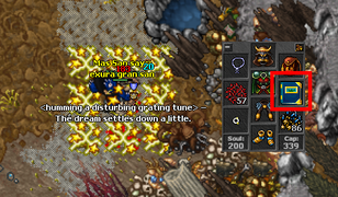 Com o seu novo shield equipado, use a Dream Sand no Bad Dream.