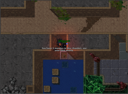 Salas com os Temporizadores para completar os Puzzles.