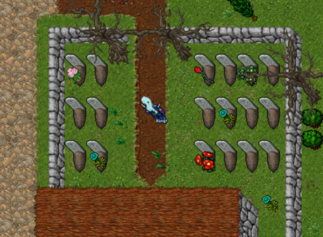 Carlin Graveyard - Localizado a leste da cidade (32408,31788,7:1aqui).