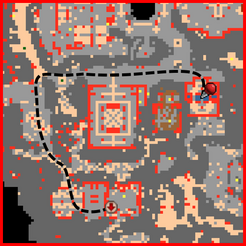 Caminho para o 2º Local