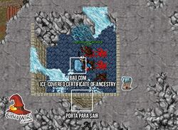 Baú com Ice-Covered Certificate of Ancestry