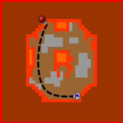 The Foundry - O teleporter final fica no sul da sala.