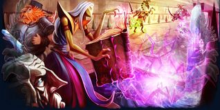 A Sabedoria Esquecida! - Update 11.02 - Inverno 2016 Na ilustração podemos ver: Os descendentes dos Astral Shapers Lloyd, The Time Guardian, Mounted Thorn Knight e The Last Lore Keeper.