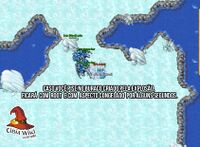 Root ao pisar no piso destruído