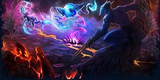 O outro Mundo! - Update 10.94 - Verão 2016 Na ilustração podemos ver: A região do The Void e as terríveis criaturas: Dread Intruder, Sparkion e Pit Maimer.