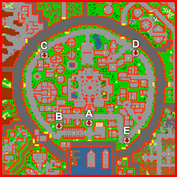 Localização do NPC Palimuth.