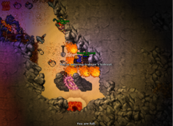 Enfrentando Irahsae.