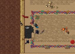 Dip Pen ao lado do Ink Blot