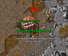 Guzzlemaw aparecendo.